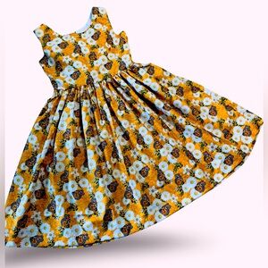 Miss Smarty Pants New Hand Crafted Butterfly Floral Dress Girls Size 12
